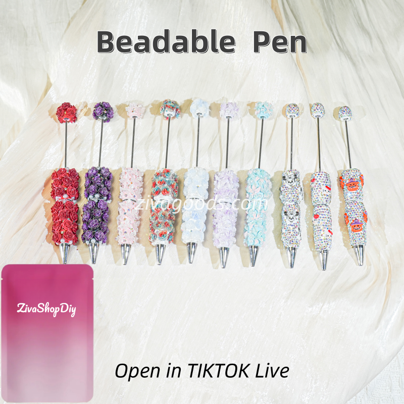 Shiny Decoration Beadable Pen Lucky Bags - Open in TikTok Live