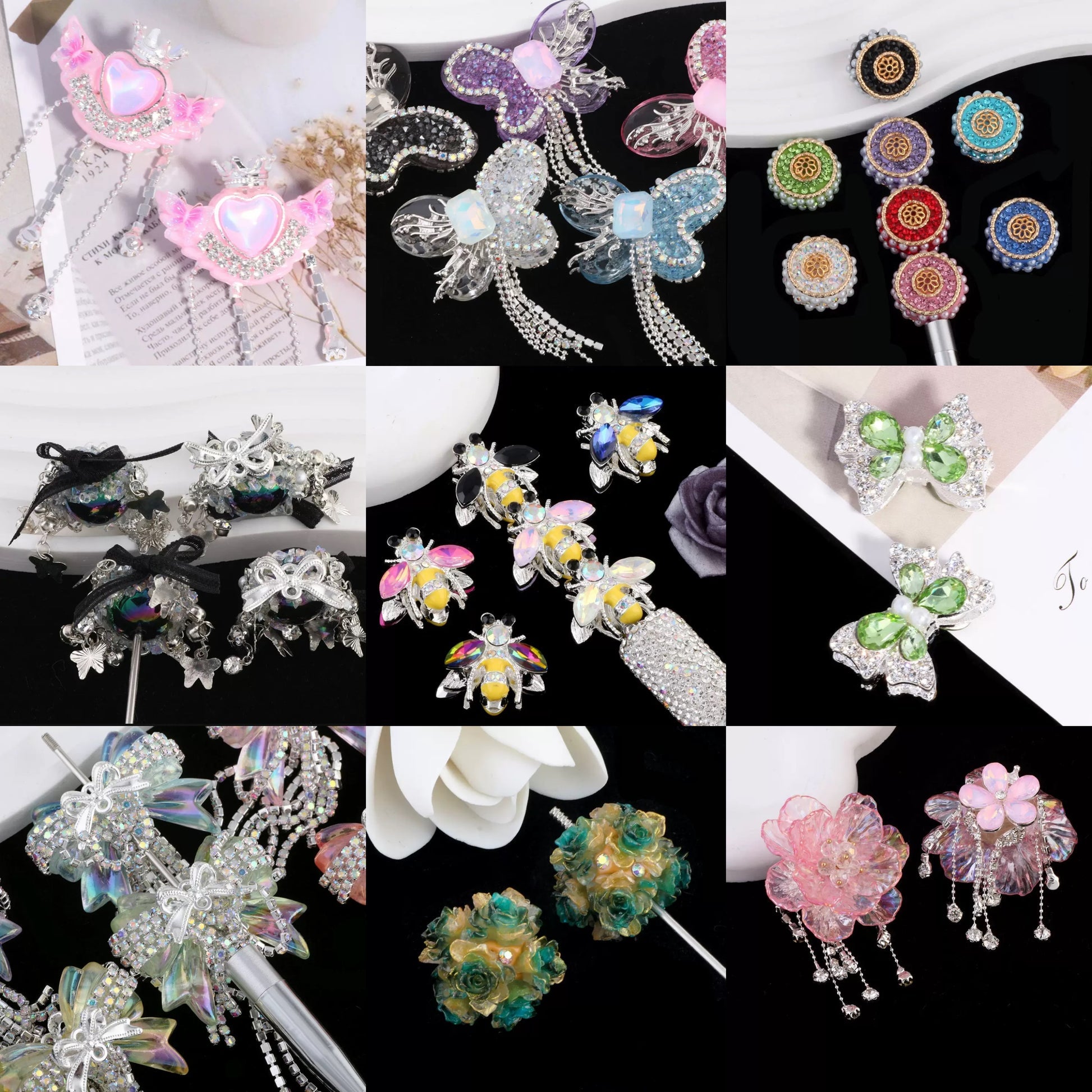 Gorgeous Focal Beads for Pen/Phone Chain/Key Chain/Car Hanging Ornament DIY - Open in TikTok Live