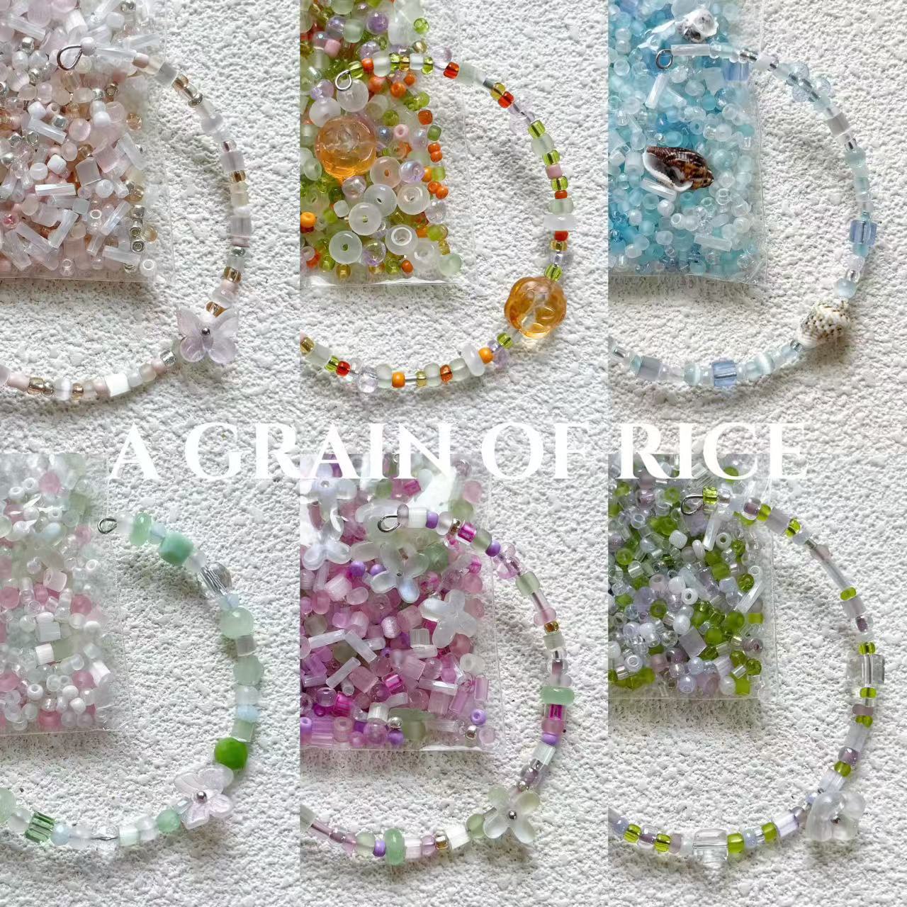 Seed Beads with Charms Lucky Bags for DIY - Open in TikTok Live